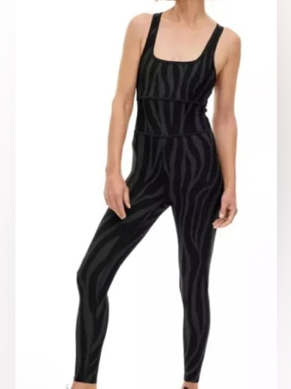 Diane Von Furstenberg x Target Black Zebra Jumpsuit